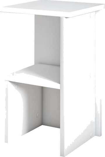 Tunel Nattbord 29,6x50x29,6 cm - Hvit