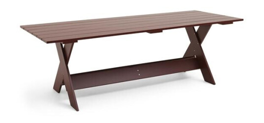 HAY Crate Dining Spisebord L230 Jernrød HAY Crate Dining Spisebord L230 Jernrød