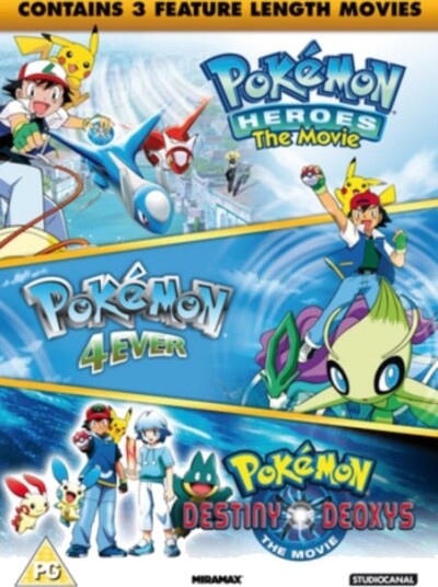 Pokémon Triple Movie Collection DVD