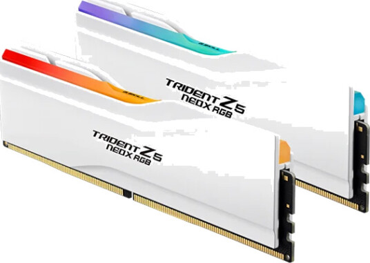 G.Skill Trident Z5 NeoX RGB DDR5-6000 - 32GB - CL36 - Dual Channel (2 pcs) - AMD EXPO ULL - Hvit med RGB G.Skill Trident Z5 NeoX RGB DDR5-6000 - 32GB - CL36 - Dual Channel (2 pcs) - AMD EXPO ULL - Hvit med RGB