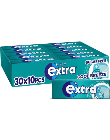 30 stk Extra Cool Breeze Tyggegummi Pakker   Hel Eske 420 gram