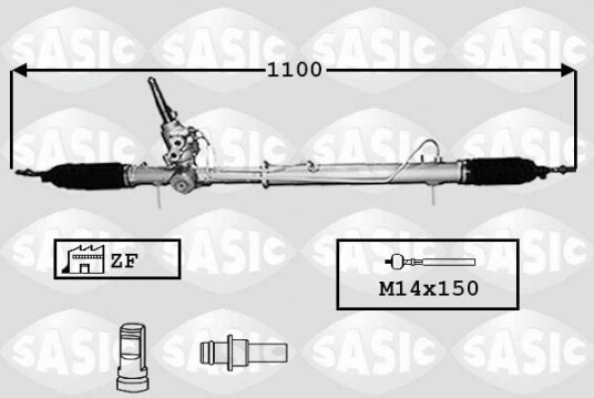 SASIC 7170046 Tannstang