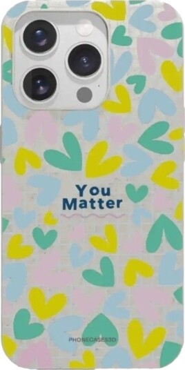 Phonecases3D iPhone 16 Pro Jess Rachel Sharp komposterbart deksel, hvit