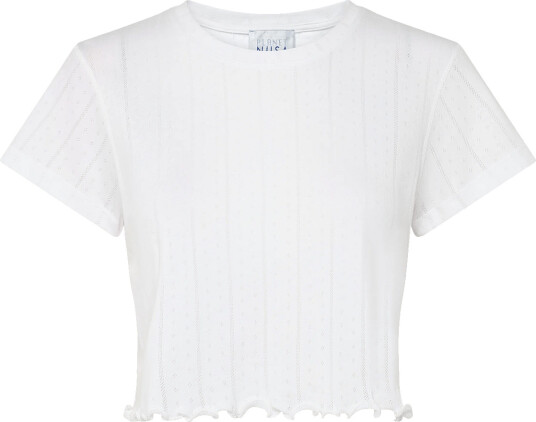 Planet Nusa Chalet1 Cropped Tee White XXS