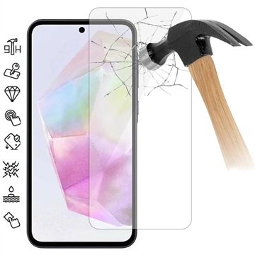 Samsung Galaxy A36/A56 Beskyttelsesglass   Case Friendly Gjennomsiktig