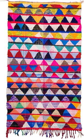 Marokkansk Boucherouite teppe 145 x 240 cm Størrelse: 145 x 240 cm