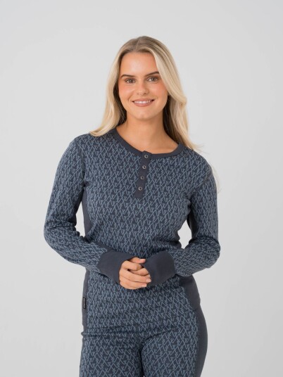 Twentyfour Finse Long Sleeve Ulltopp Blå 36 Twentyfour Finse Long Sleeve Ulltopp Blå 36