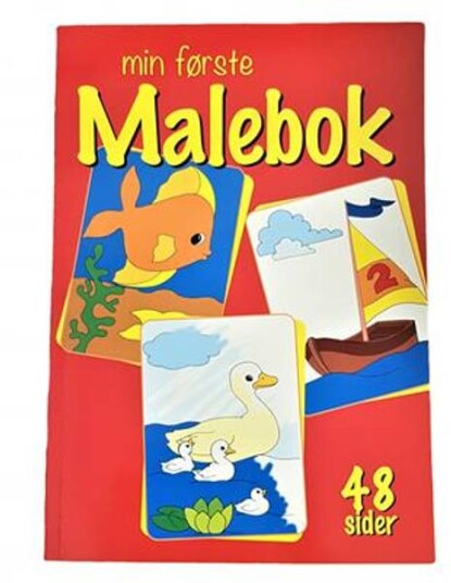 Schutz As Min Første Malebok 48 sider A4