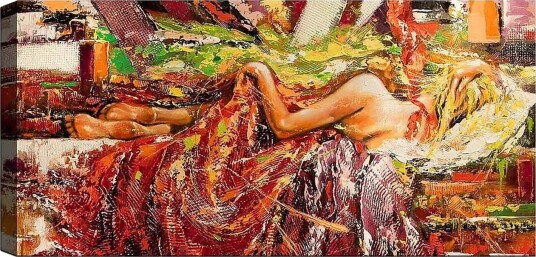 Canvasbilde YTY World Cultures Flerfarget 120x50 cm