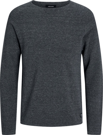 Jack & Jones Jjehill Knit Crew Neck Noos Grey XS