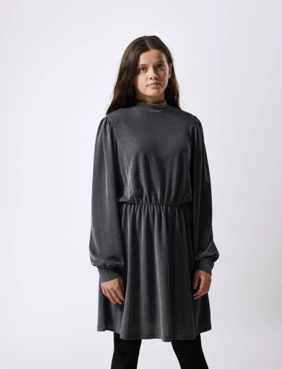 LMTD Nlfruina Ls Dress Grey 152 LMTD Nlfruina Ls Dress Grey 152