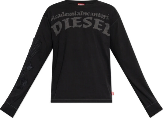 Diesel Herre Topper Svart M,