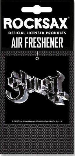 Rocksax Ghost Chrome Logo Air Freshener Vanilla 78990061