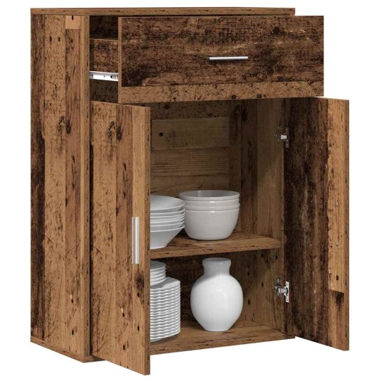 Serviesskap Gammelt tre 79 x 38 x 80 cm Konstruert tre Serviesskap Gammelt tre 79 x 38 x 80 cm Konstruert tre