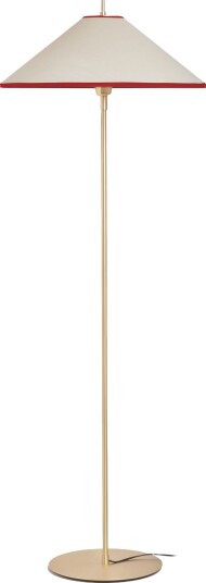 Edgeform Tafta Gulvlampe Ø52 Rød/ Off white