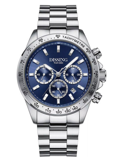 Dissing Dissing Mk9 Silver 43 mm Dissing Dissing Mk9 Silver 43 mm