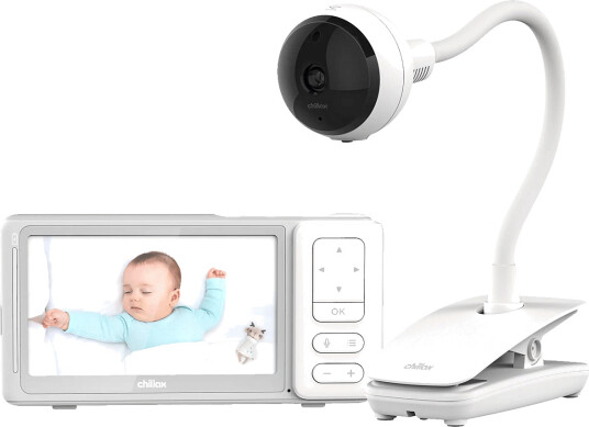 Chillax Giraffe Clip 5" Connected Video Baby Monitor White One Size