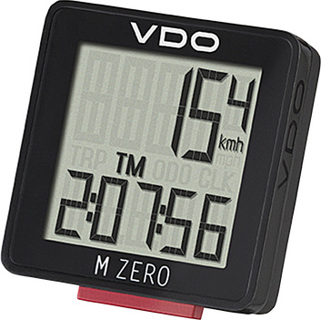 Vdo Mzero wire kablet sykkelcomputer Svart STD
