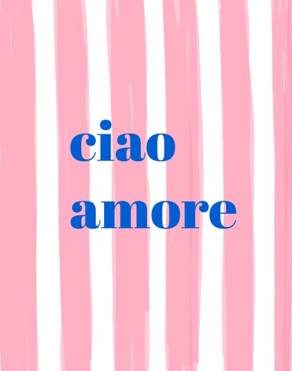 Plakat Ciao Amore