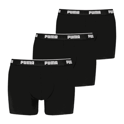 Puma Boxers 3-Pack boksershorts herre Black M