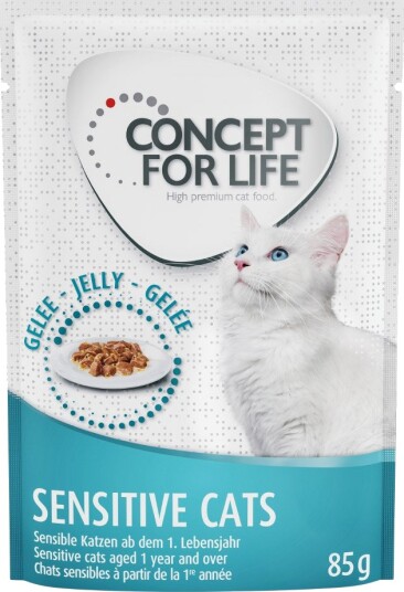 Concept For Life Sensitive Cats I Gelé 24 X 85 G Concept For Life Sensitive Cats I Gelé 24 X 85 G