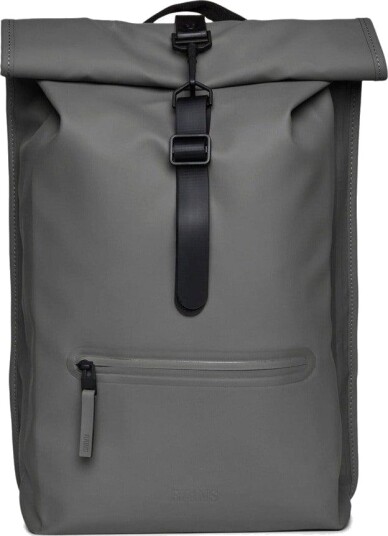Rains Rolltop Rucksack W3 One Size, Grey Rains Rolltop Rucksack W3 One Size, Grey