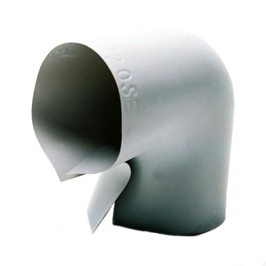 Danmat Iso Systems 312012020 Plastbøy 90° grå snap-bøy Ø: 52 mm Installasjon