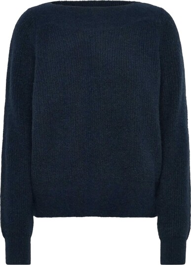 Rosemunde Rwtinker Wool Blend Ls Boatneck Pullover   DARK NAVY MELANGE   S