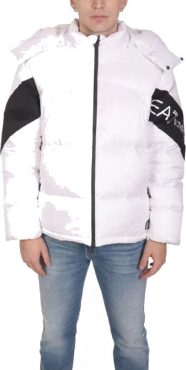 Emporio Armani EA7 Herre Jakker Hvit L, Emporio Armani EA7 Herre Jakker Hvit L,