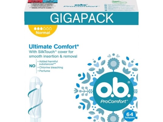 O.B. Procomfort Normaltamponger 64 Stk