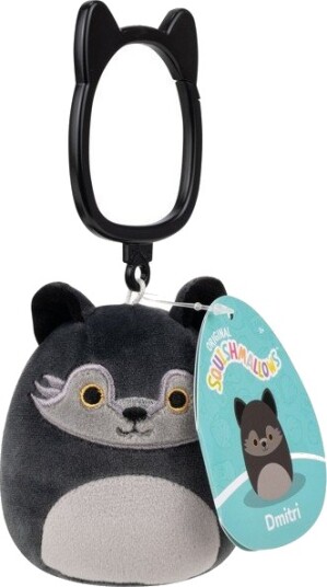 Squishmallows P24 Nøkkelringbamse 9 cm Dmitri Squishmallows P24 Nøkkelringbamse 9 cm Dmitri