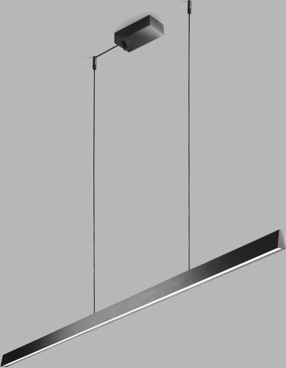 Pendellampe LIGHT POINT Edge Linear S1500 dimmbar Svart Arbeidsrom / kontor Aluminium Design 3.15 5 Svart