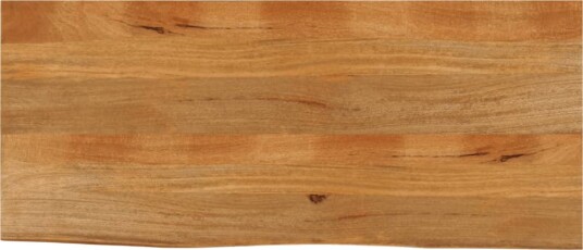 Bordplate 140x60x3,8 cm naturlig kant heltre mango