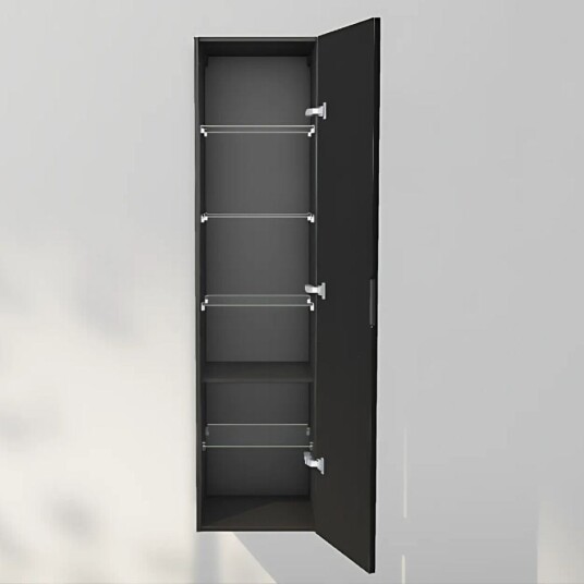 INR Iconic Nordic Rooms Solid 40/40 Høyskap Black oak / 40cm Høyre Hengslet INR Iconic Nordic Rooms Solid 40/40 Høyskap Black oak / 40cm Høyre Hengslet