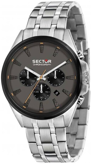 Sector Herreklokke R3273991003 Grå/Stål Ø44 mm Sector Herreklokke R3273991003 Grå/Stål Ø44 mm