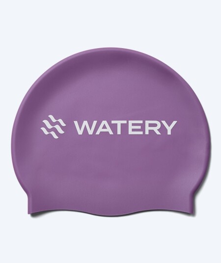 Watery badehette til junior 6-12 - Signature - Lilla - Badehetter - Unisex Watery badehette til junior 6-12 - Signature - Lilla - Badehetter - Unisex