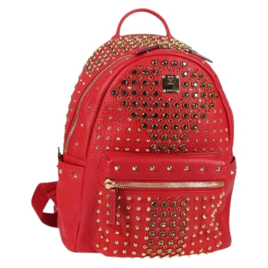 MCM Pre-owned Dame Pre-owned Rød