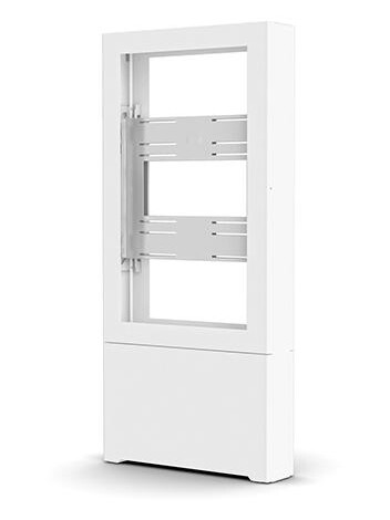 Chief 43"" B2B PORTRAIT FLOOR KIOSK, WHITE