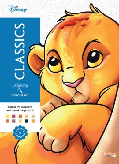 Mystery Colouring Classics Reveal iconic Disney characters with colour by number Mystery Colouring Classics Reveal iconic Disney characters with colour by number