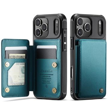 Caseme iPhone 17 Pro Max C22 etui RFID kortlommebok   grønn