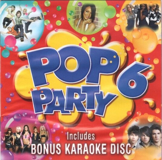Pop Party 6 Med Bonus Karaoke Disc 2CD