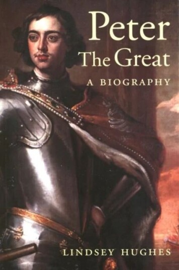 Peter The Great Av Lindsey Hughes