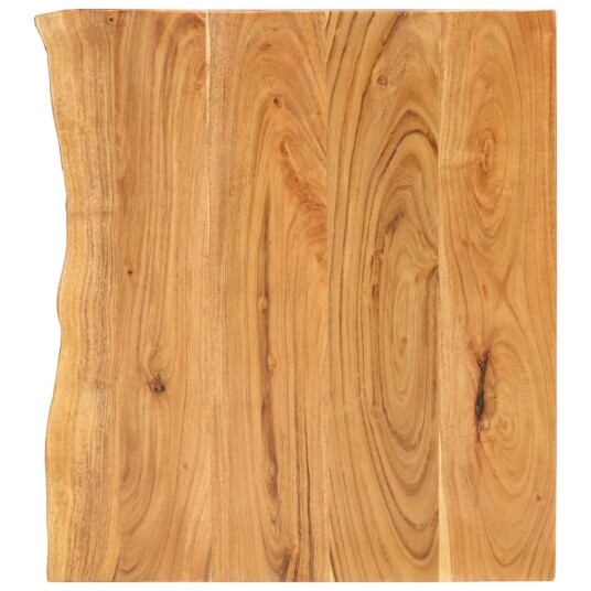 Topplate til baderomsmøbler heltre akasie 58x52x3,8 cm Topplate til baderomsmøbler heltre akasie 58x52x3,8 cm