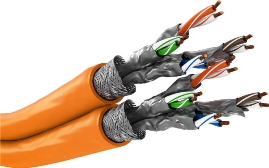 Goobay Cat 7A Dupleks Nettverkskabel S/Ftp (Pimf) Oransje - Kabellengde 500 M