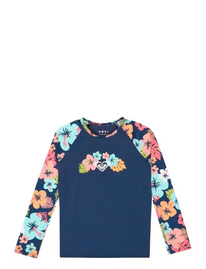Roxy Morning Flower Lycra Set Navy 104 Roxy Morning Flower Lycra Set Navy 104