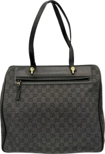 Gucci Vintage, Dame, Pre-owned, Svart, ONE SIZE,