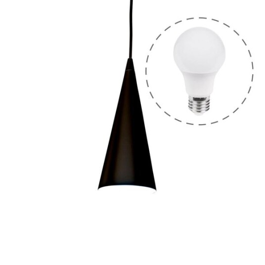 Pendellampe Airam Onia E27 Hvit + 7W Led pære