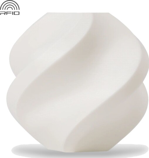 Bambu Lab Tpu Til Ams-Plast 1.75Mm 1Kg Sett Med Gjenbrukbar Bøtte Hvit
