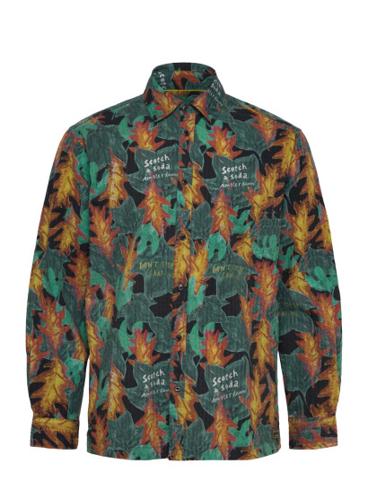 Scotch & Soda Structured Printed Shirt - Multi/patterned - XL