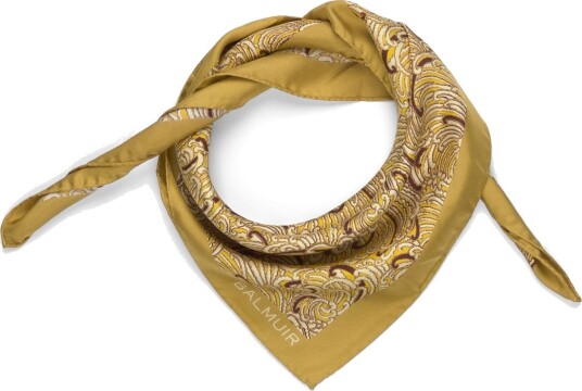 Balmuir Amaroni Silk Scarf Yellow 90X 90 Balmuir Amaroni Silk Scarf Yellow 90X 90